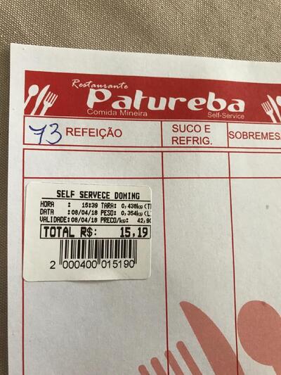 O logotipo do Restaurante Patureba