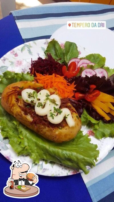 Delicie-se com um hambúrguer no Tempero da Dri