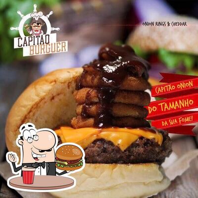 Peça um dos hambúrgueres oferecidos no Zen Sushi Bar