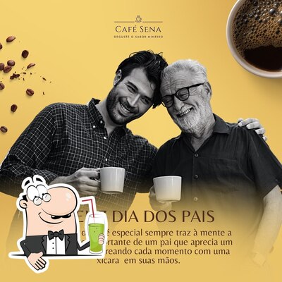 Café Sena offerece uma variedade de bebidas
