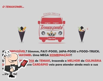 A publicidade mostra informações sobre o Temakombi