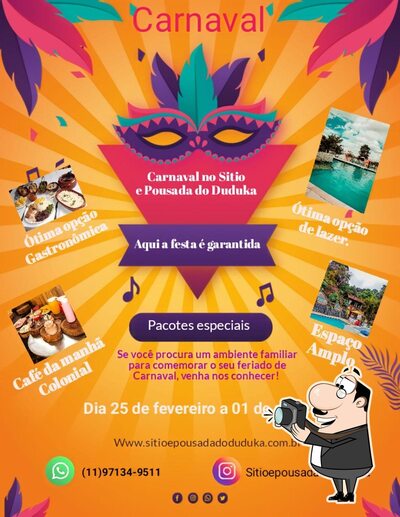Leia as informações sobre o Sitio e Pousada do Duduka