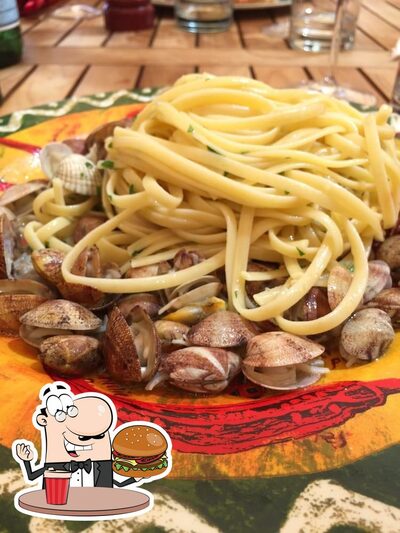 Ordina un hamburger al pub & bar Long Beach