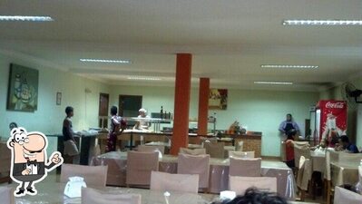 O interior do Restaurante Reis Magos