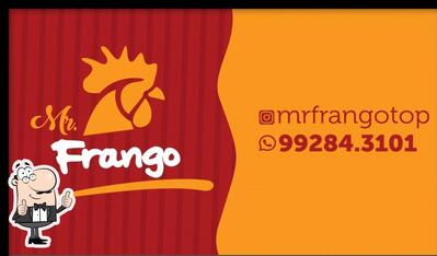 O logotipo do Mr Frango TOP
