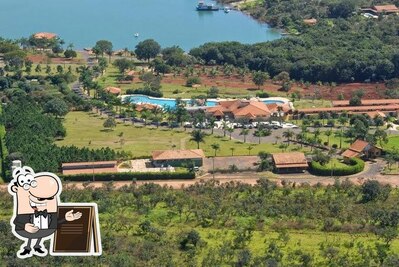 a área exterior é uma característica importante do Obbá Coema Village Hotel