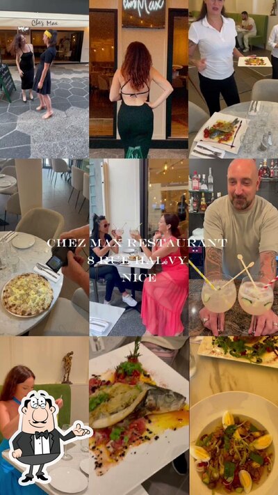 Installez-vous à l'une des tables de Chez Max restaurant