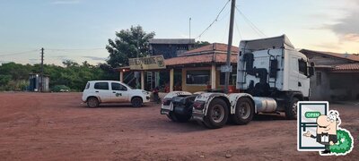 Desfrute da vista da área externa do Restaurante BR da PA 150