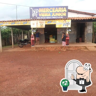 Você pode espairecer no exterior Mercearia Vieira Júnior