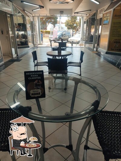 Desfrute da vista da área externa do Quiosque Maná