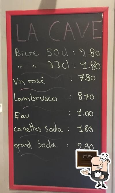 Essayez les plats du jour affichés sur le tableau