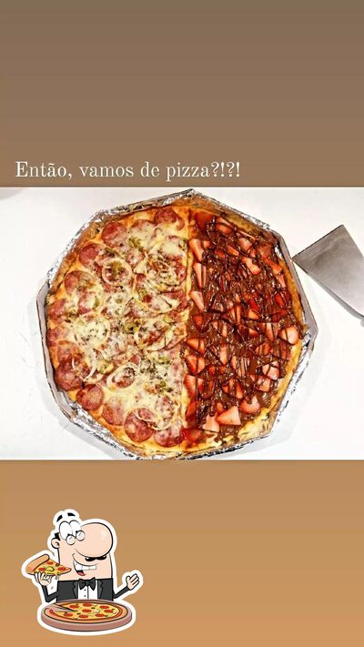 Peça diferentes variedades de pizza