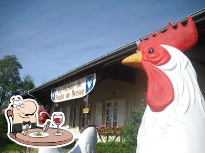 Nourriture à Restaurant Le Poulet De Bresse