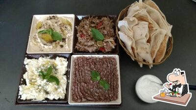 Comida em Bistro Arabe