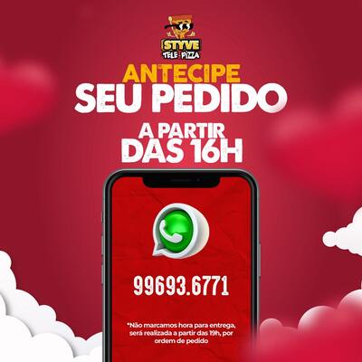 A marca do Styve Telepizza