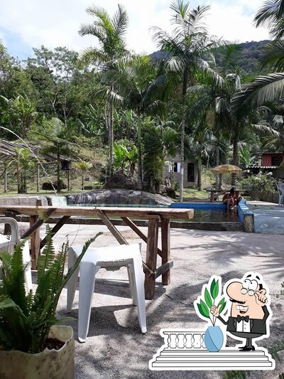 a área exterior é uma característica importante do Rancho das Ostras