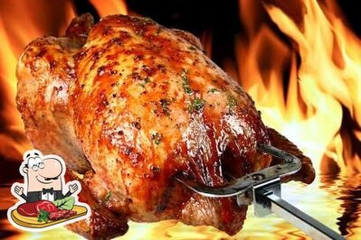 Peça refeições de carne no Jf Frangos Assados-imaruí