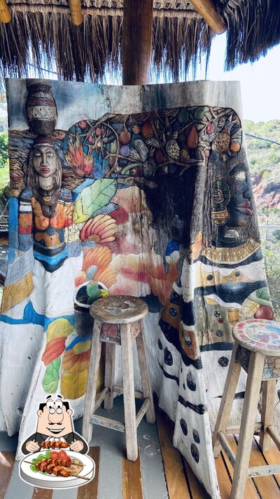 Platos en Restaurante / Cabana Oásis Deck Praia