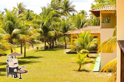 Você pode espairecer no exterior Pousada Coco Dendê