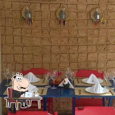 O interior do Solar da Lagoa Restaurante & Petiscaria