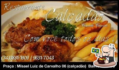 Platos en Restaurante Calçadão Carmo do Paranaíba MG