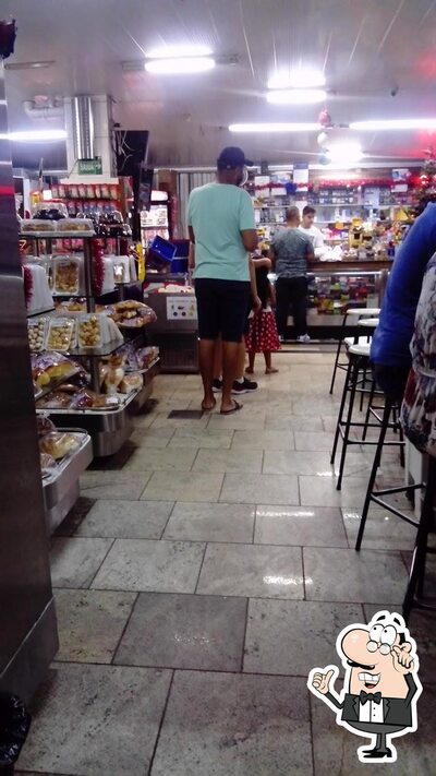 O interior do Panificadora Dujuca