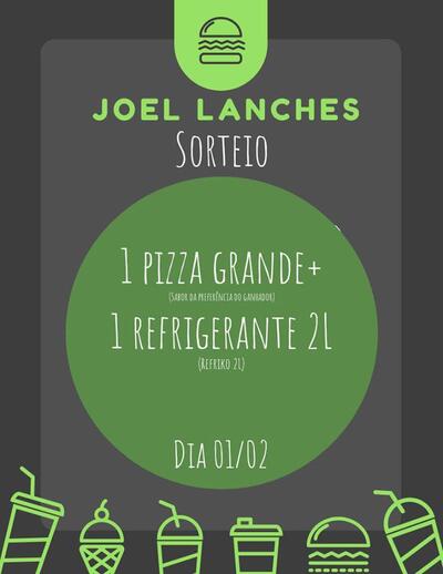 Aqui está a publicidade do Joel Pizzaria Jataìzinho PR