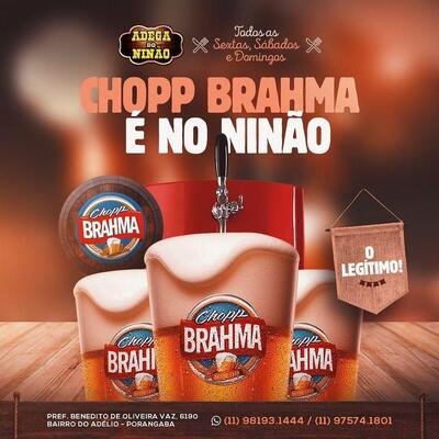 A publicidade mostra informações sobre o Restaurante ADEGA DO NINÃO