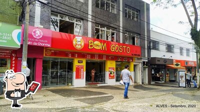Você pode espairecer no na área externa do Bom Gosto - Restaurante e Lanchonete