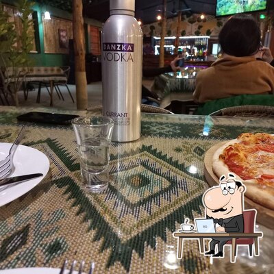 L'intérieur de მწვანე