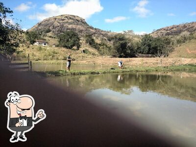 Veja a área externa do Restaurante Pesque e Pague Tabuinha
