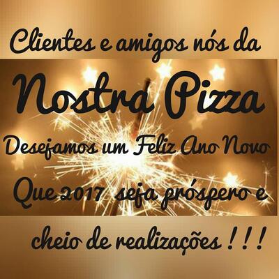 Aqui está a publicidade do Nostra Pizzas
