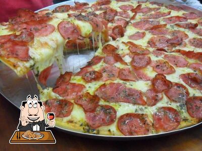 Peça diversos variedades de pizza