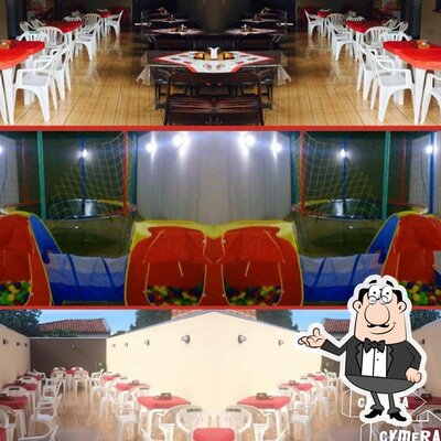 O interior do MANÉ General Lanches General Salgado SP