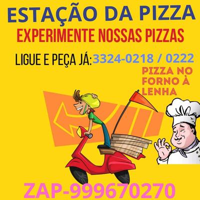 Aqui está a publicidade do Estação da Pizza