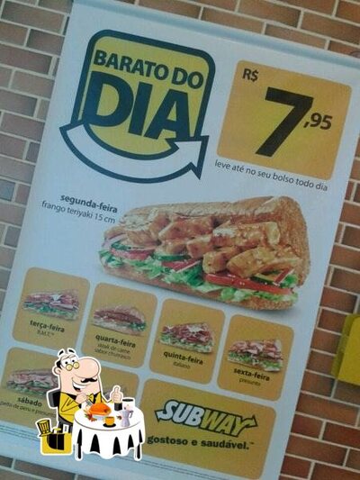 Comida em Subway