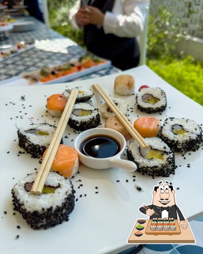 Prenditi le diverse opzioni di sushi