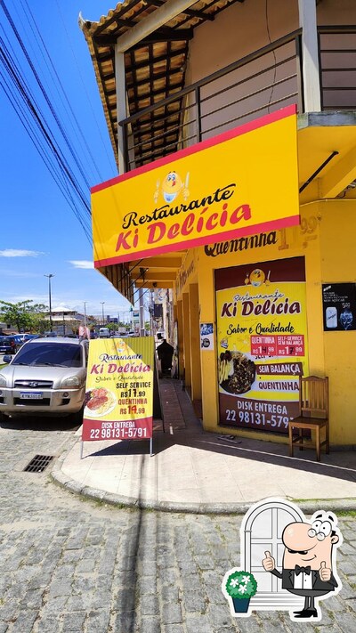 O exterior do Restaurante Ki Delicia