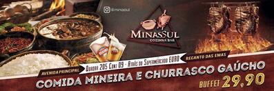 A publicidade apresenta informações sobre o Minassul Bar Restaurante