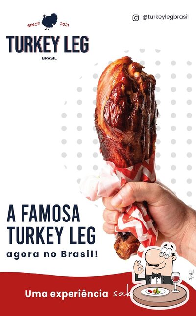 Comida em Turkey Leg Brasil