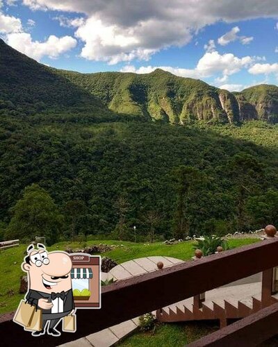 Você pode espairecer no exterior Pousada Bugio da Serra