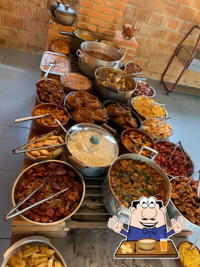 Comida em Restaurante Rancho Vô Marco
