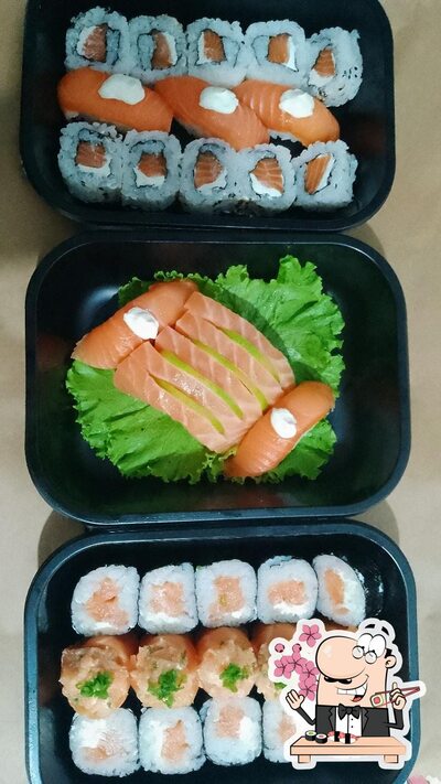 Presenteie-se com sushi no Shammah Sushi