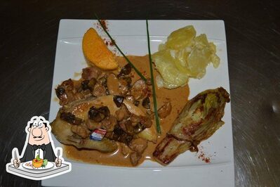 Plats à Restaurant Le Poulet De Bresse