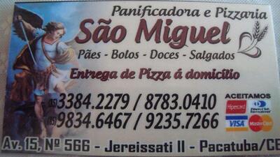 Aqui está a publicidade do Panificadora São Miguel