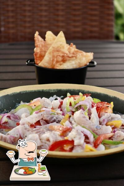 Platos en Hotel Chalé Capitólio