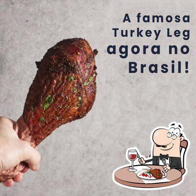 Turkey Leg Brasil oferece pratos de carne
