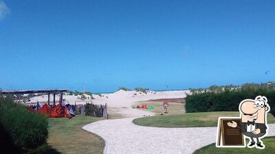 a área exterior é uma característica importante do KBC Parajuru - Kiteschool Brazil - Kitesurf, Wingfoil, Rental, Hotel and Restaurant