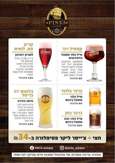 La représentation visuelle de la marque de Pinta Ashdod