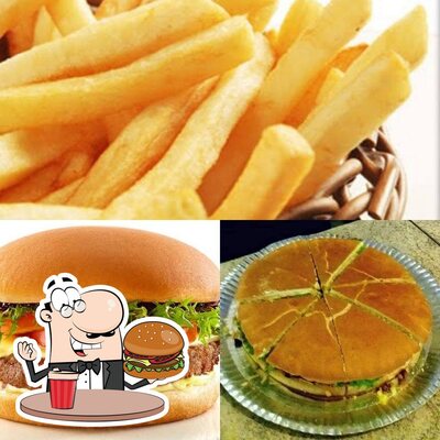 Peça um dos hambúrgueres disponíveis no Sorveteria Ladotti